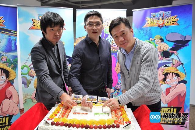 胜利游戏COO李维、爱奇艺联席总裁徐伟峰、爱奇艺游戏事业部总经理邓厚鋆出席