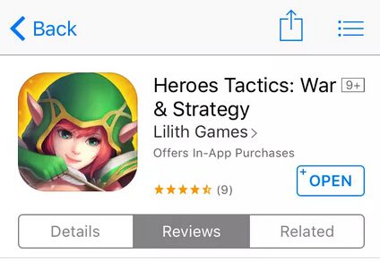 《刀塔传奇》研发商再签苹果大力推荐游戏《Heroes Tactics》