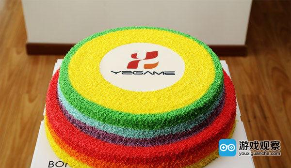 Y2Game一周年生日蛋糕