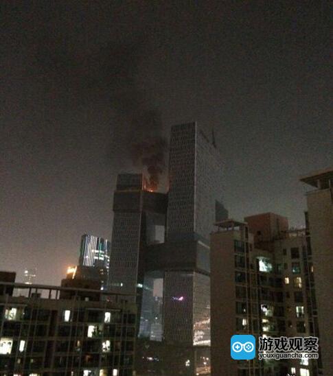 腾讯新总部大楼滨海大厦着火 沥青引起