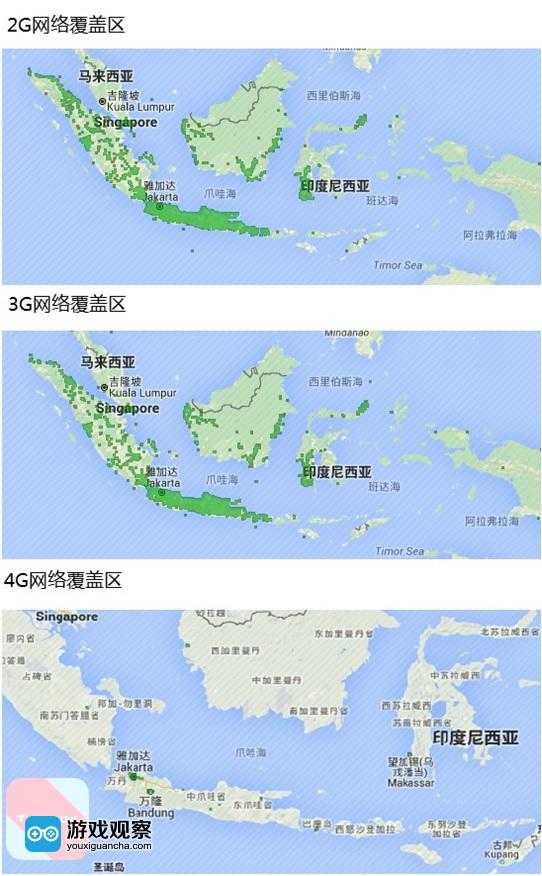 印度尼西亚移动网络现状