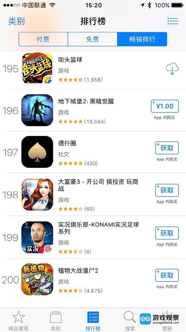App Store再改排行榜显示结果：从150位放宽到200位