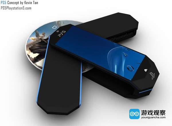 玩家设计的PS5概念图：强调便携性