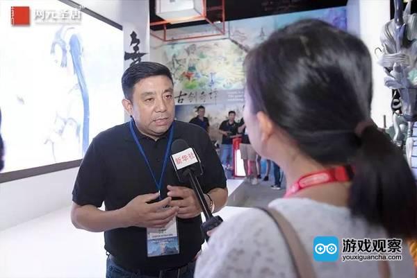 网元圣唐公司CEO孟宪明先生在接受央视采访