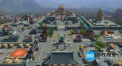 《三国志2017》主城画面