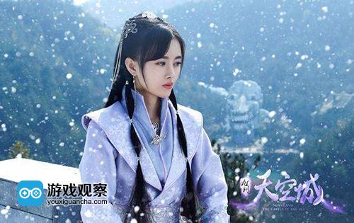 SNH48成员鞠婧祎在热播剧《九州天空城》中饰演雪飞霜