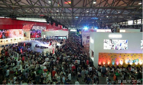 中国国际数码互动娱乐展览会(ChinaJoy)在上海开幕现场