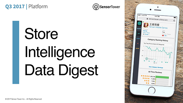 Sensor Tower：第三季度全球及美国应用经济数据一览