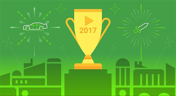 谷歌评美区2017年度游戏 《割绳子》团队新手游获最佳