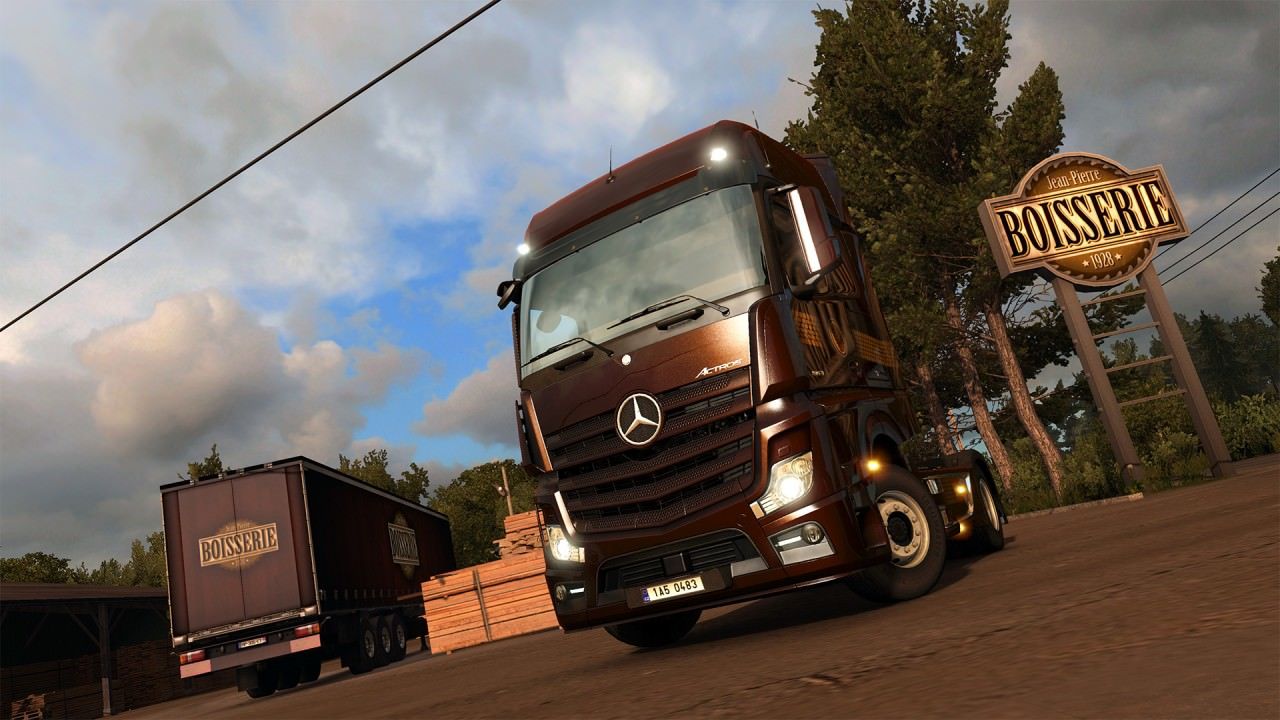 《Euro Truck Simulator 2》游戏画面