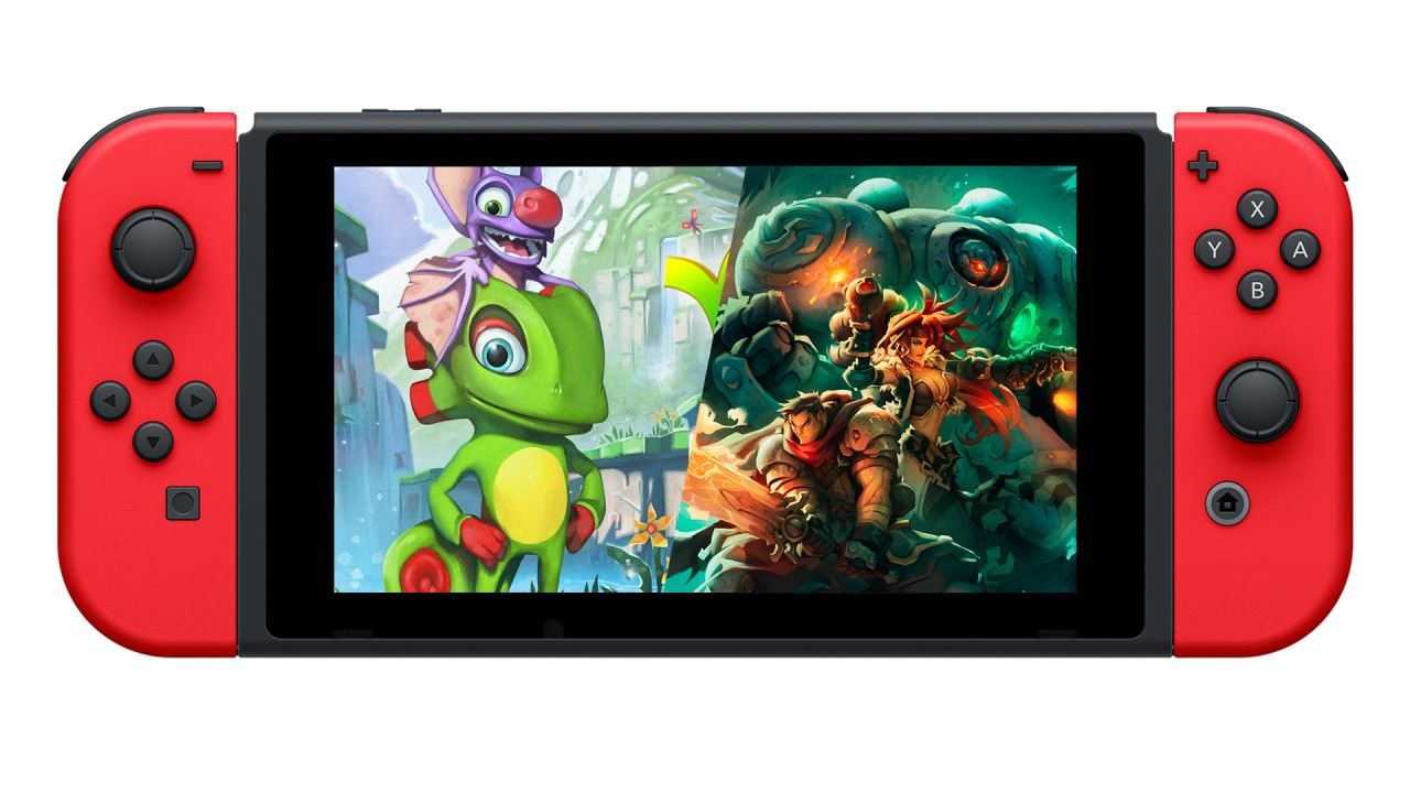 《Yooka-Laylee》、《Battle Chasers: Nightwar》及 Nintendo Switch 宣传图片