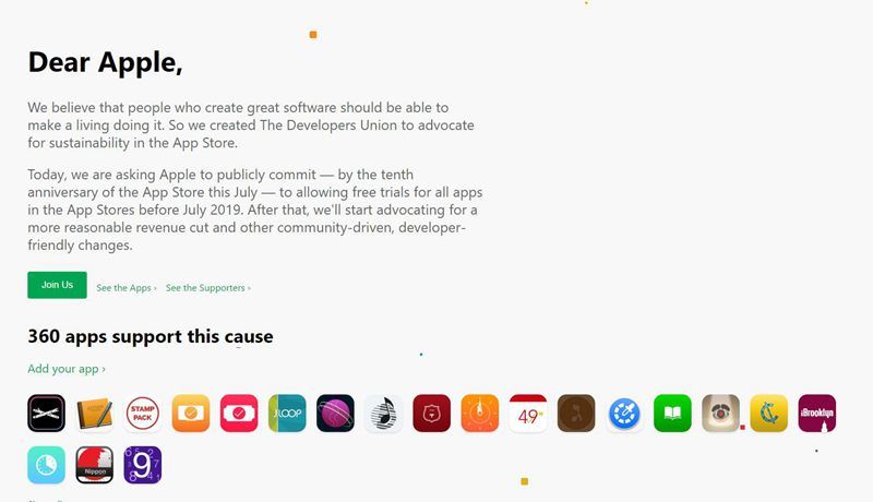 iOS开发者联盟要求苹果降低抽成并开放免费试用