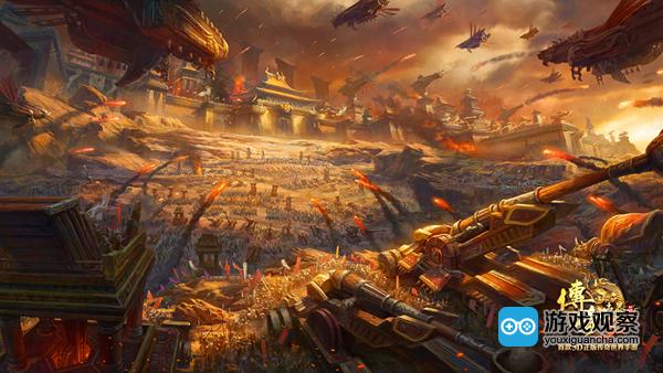 《传奇世界3D》手游立体式攻沙城战