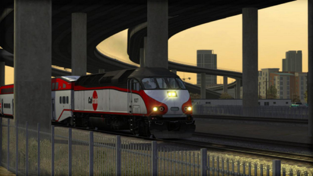 模拟列车