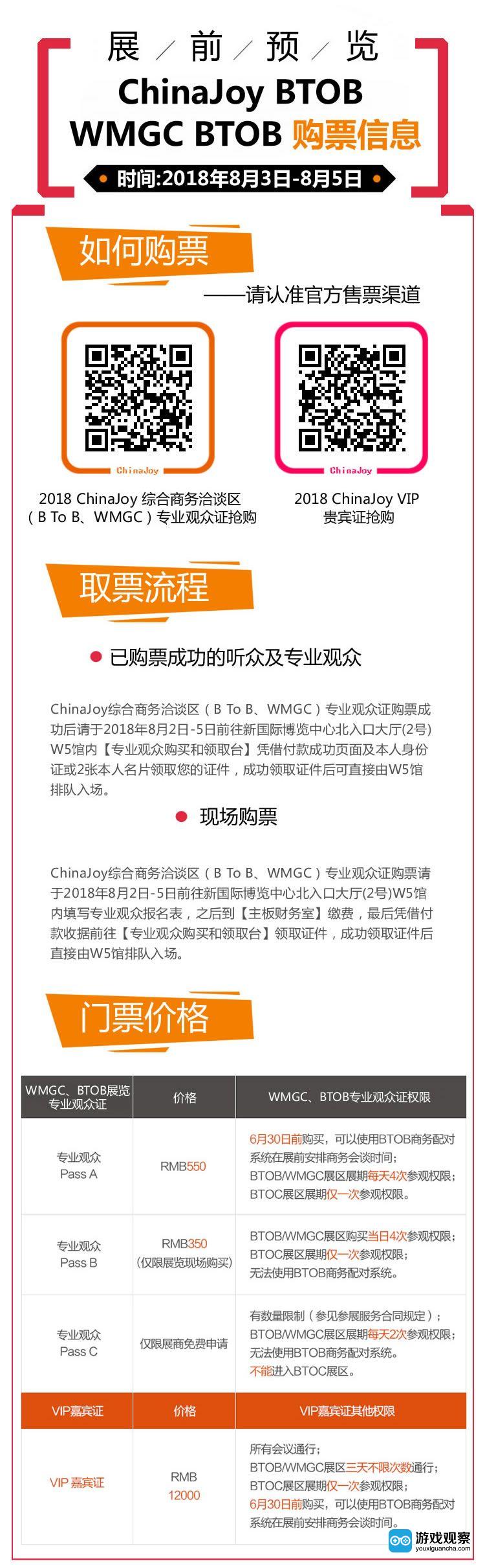 2018年第十六届ChinaJoy展前预览（BTOB篇）正式发布
