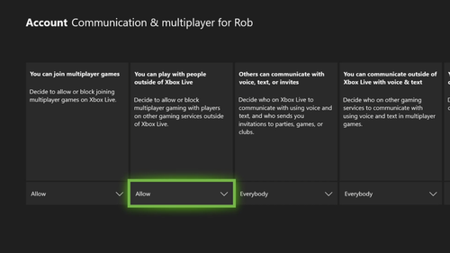 微软Xbox启用跨平台游戏新工具“家长控制”