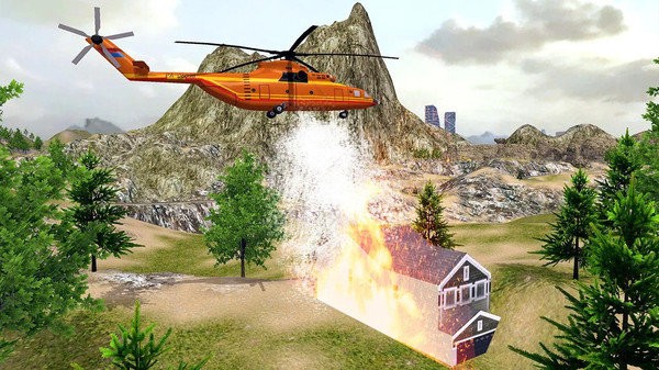 消防直升机模拟救援截图2