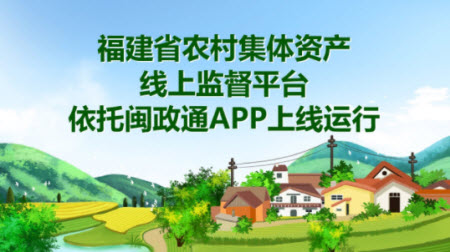 福建省农村集体资产线上监督平台