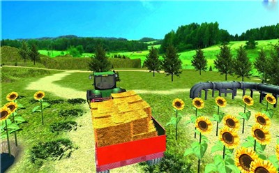拖拉机小车农场模拟截图2