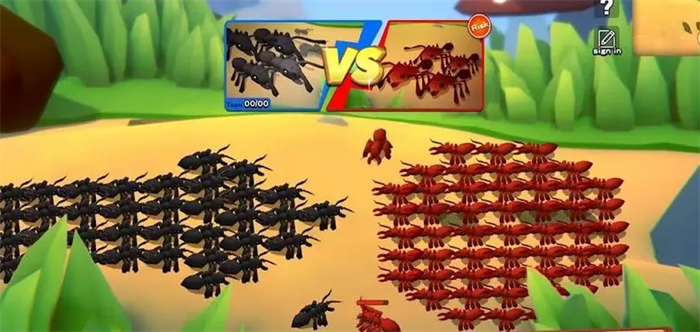 抖音上很火的蚂蚁战争游戏