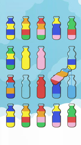 颜色拼接瓶子游戏