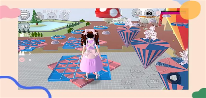 可以跑酷的樱花校园模拟器游戏