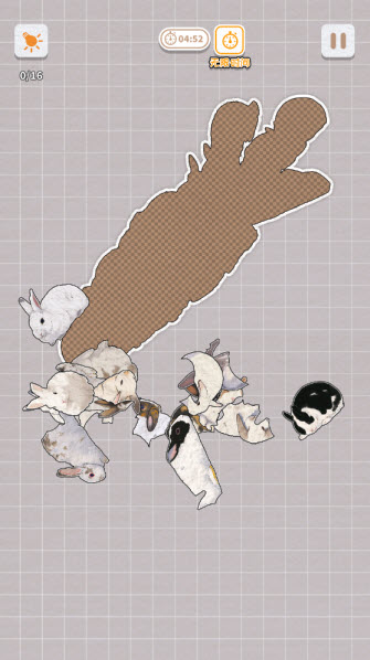 挤在一起的兔兔