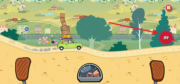 憨豆先生送快递